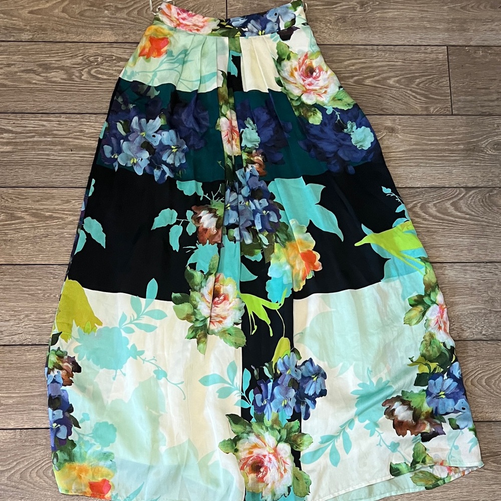 Ranna Gill A-Line Skirt - Multicolor Floral